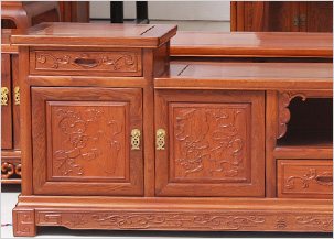 如何實現(xiàn)臥室紅木家具的中西混...